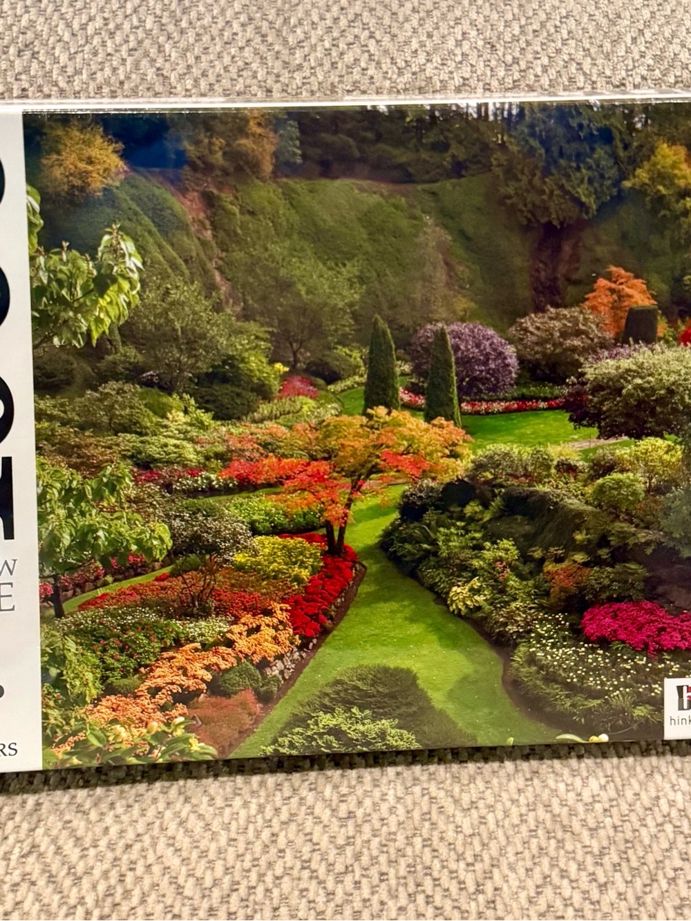 Hinkler Mindbogglers 1000-pc Ornamental Butchart Garden Jigsaw Puzzle NWT OOP